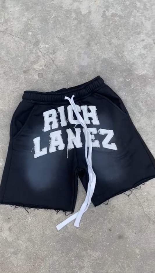 Vintage Rich Lanez  Washed Shorts